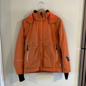 Vibrant Orange Kids Raincoat